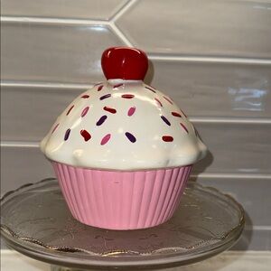 Pink Cupcake Bank with Sprinkles